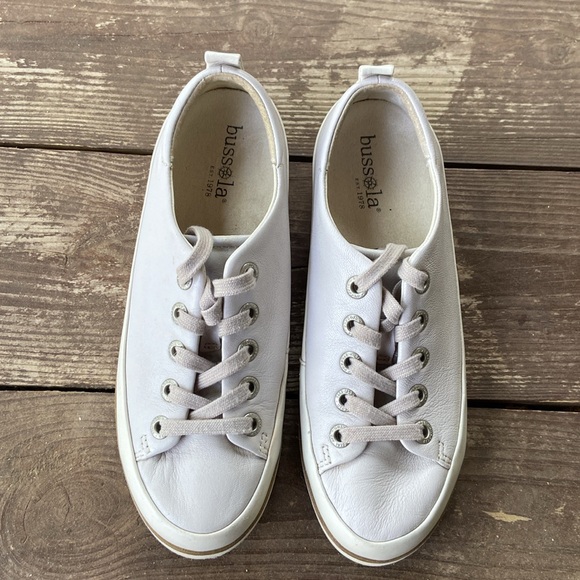 Bussola/ Anthropologie Koln/Karen Silk Vapor Lace up Dressier Sneakers - Picture 11 of 13